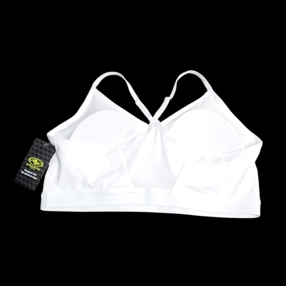 NWT Athletic Works Women’s Plus Size Racerback White Sports Bra XXXL 22 - Picture 8 of 8